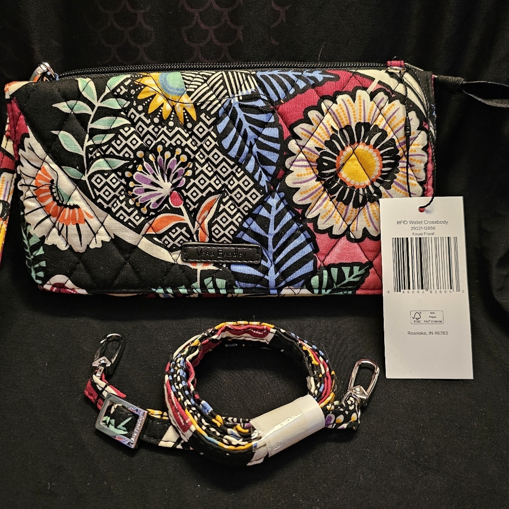 Vera Bradley wallet crossbody, nwt